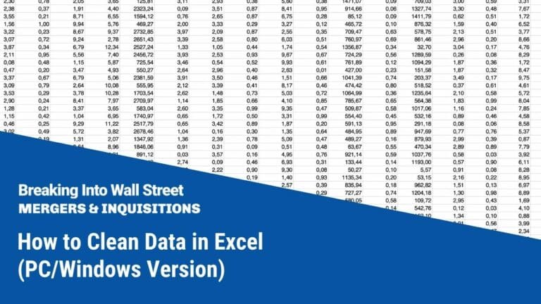 Investment Banking Excel Tutorials: Guides + Samples