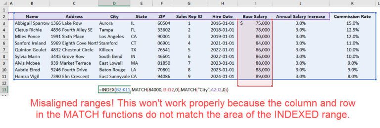 Index Match Function Excel: Full Tutorial and Examples