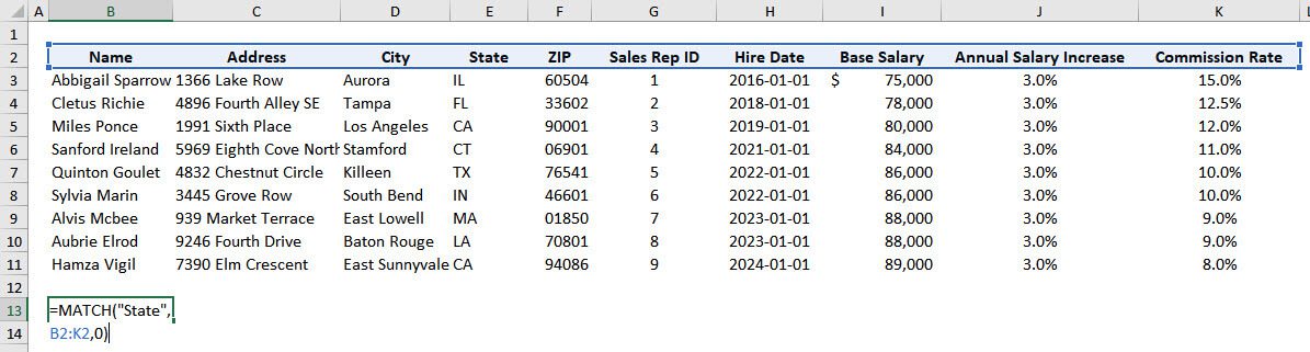 Index Match Function Excel: Full Tutorial and Examples