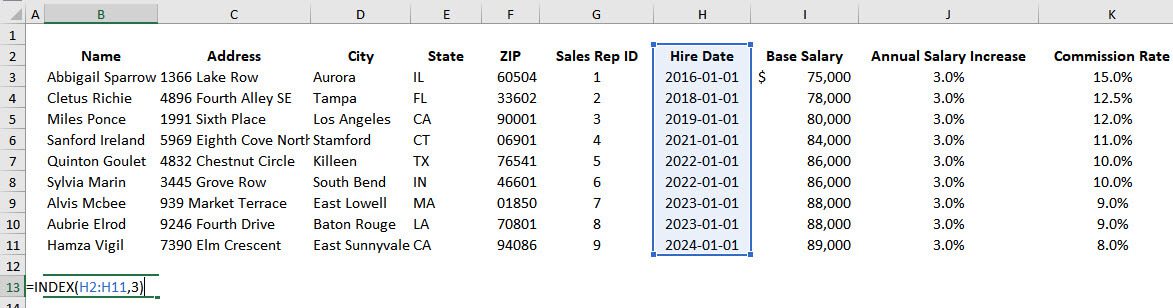 Index Match Function Excel: Full Tutorial and Examples