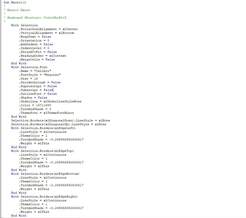 Excel VBA Programming: How to Record a Macro in Excel