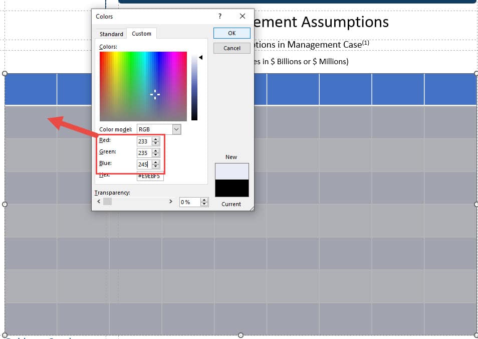 Fixing PowerPoint Table Formatting