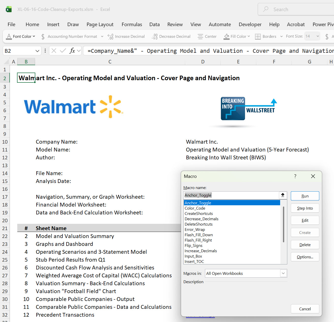 Excel Macros and Templates Excel Macros and Templates