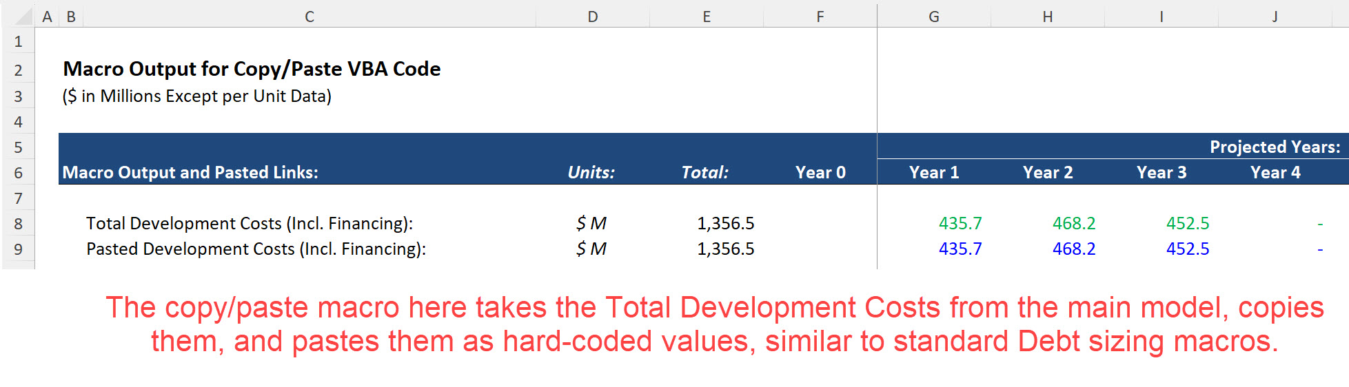 Copy/Paste Macro for Construction Loan